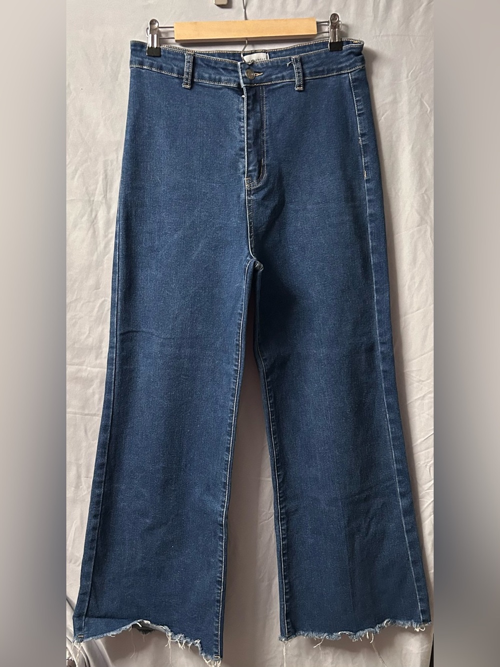 Women's High-Rise Wide-Leg Jeans in Indigo Blue